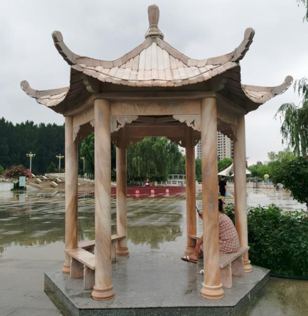 洛阳石雕亭子