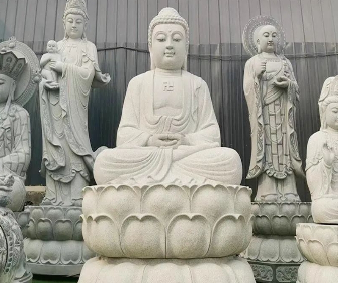 寺庙石雕佛像为什么要三尊摆一起？